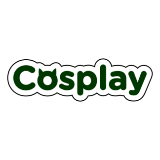 Cosplay Sticker (Dark Green)